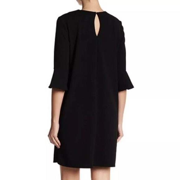 NWOT ABS Collection Black Dress with 3/4 Bell Sleeves, Large - Picture 2 of 7